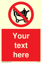 custom-no-climbing-on-trolley-sign-add-your-own-custom-text-normal-delivery-time~