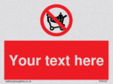 custom-no-climbing-on-trolley-sign-add-your-own-custom-text-normal-delivery-time~