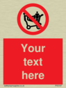 custom-no-climbing-on-trolley-sign-add-your-own-custom-text-normal-delivery-time~