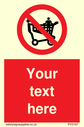 custom-no-climbing-on-trolley-sign-add-your-own-custom-text-normal-delivery-time~