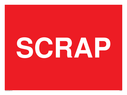 scrap--white-text-on-red-text-only-sign~