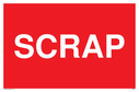 scrap--white-text-on-red-text-only-sign~