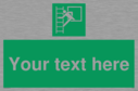 custom-emergency-escape-ladder-sign-add-your-own-custom-text-normal-delivery-tim~