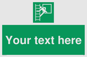 custom-emergency-escape-ladder-sign-add-your-own-custom-text-normal-delivery-tim~