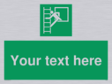 custom-emergency-escape-ladder-sign-add-your-own-custom-text-normal-delivery-tim~