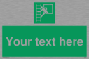 custom-emergency-escape-ladder-sign-add-your-own-custom-text-normal-delivery-tim~