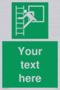 custom-emergency-escape-ladder-sign-add-your-own-custom-text-normal-delivery-tim~