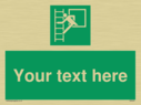 custom-emergency-escape-ladder-sign-add-your-own-custom-text-normal-delivery-tim~