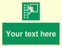 custom-emergency-escape-ladder-sign-add-your-own-custom-text-normal-delivery-tim~