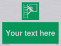 custom-emergency-escape-ladder-sign-add-your-own-custom-text-normal-delivery-tim~