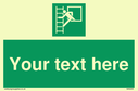 custom-emergency-escape-ladder-sign-add-your-own-custom-text-normal-delivery-tim~