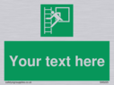 custom-emergency-escape-ladder-sign-add-your-own-custom-text-normal-delivery-tim~