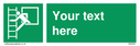 custom-emergency-escape-ladder-sign-add-your-own-custom-text-normal-delivery-tim~