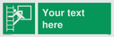 custom-emergency-escape-ladder-sign-add-your-own-custom-text-normal-delivery-tim~