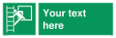 custom-emergency-escape-ladder-sign-add-your-own-custom-text-normal-delivery-tim~