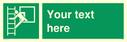 custom-emergency-escape-ladder-sign-add-your-own-custom-text-normal-delivery-tim~