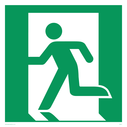 fire-exit--emergency-exit-sign-with-running-man-facing-left~