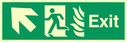 nhs-estates-fire-exit--emergency-exit-sign-with-arrow-diagonally-up-amp-left-wit~