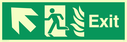 nhs-estates-fire-exit--emergency-exit-sign-with-arrow-diagonally-up-amp-left-wit~
