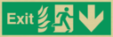 fire-exit--emergency-exit-sign-with-arrow-down-with-running-man-facing-right-and~