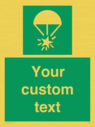 custom-sign-safe-condition-rocket-parachute-flare~