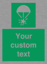 custom-sign-safe-condition-rocket-parachute-flare~