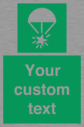 custom-sign-safe-condition-rocket-parachute-flare~
