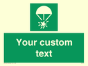 custom-sign-safe-condition-rocket-parachute-flare~