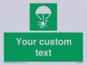 custom-sign-safe-condition-rocket-parachute-flare~