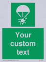 custom-sign-safe-condition-rocket-parachute-flare~