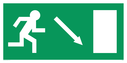 fire-exit--emergency-exit-sign-with-arrow-diagonally-down-and-right-with-running~