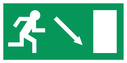 fire-exit--emergency-exit-sign-with-arrow-diagonally-down-and-right-with-running~