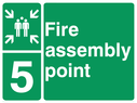 assembly-point-symbol-with-zone-or-unique-reference-of-5nbspfive~