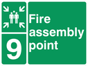 assembly-point-symbol-with-zone-or-unique-reference-of-9nbspnine~