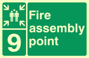 assembly-point-symbol-with-zone-or-unique-reference-of-9nbspnine~