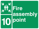 assembly-point-symbol-with-zone-or-unique-reference-of-10-ten~