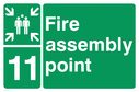 assembly-point-symbol-with-zone-or-unique-reference-of-11nbspeleven~