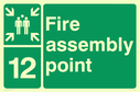 assembly-point-symbol-with-zone-or-unique-reference-of-12nbsptwelve~