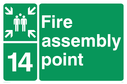 fire-assembly-point-14-sign-~