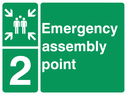 assembly-point-symbol-with-zone-or-unique-reference-of-2-two~