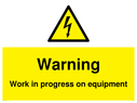 warning-work-in-progress-on-equipmentnbspwith-electrical-hazard-symbol~