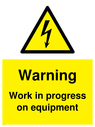 warning-work-in-progress-on-equipmentnbspwith-electrical-hazard-symbol~