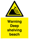 warning-deep-shelving-beach~