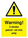 warning-2-stroke-petroloil-mix-only-sign-~