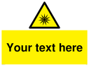 custom-optical-radiation-sign-add-your-own-custom-text-normal-delivery-times-app~