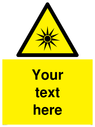 custom-optical-radiation-sign-add-your-own-custom-text-normal-delivery-times-app~