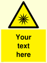 custom-optical-radiation-sign-add-your-own-custom-text-normal-delivery-times-app~