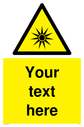 custom-optical-radiation-sign-add-your-own-custom-text-normal-delivery-times-app~