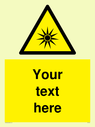 custom-optical-radiation-sign-add-your-own-custom-text-normal-delivery-times-app~