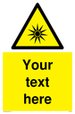 custom-optical-radiation-sign-add-your-own-custom-text-normal-delivery-times-app~